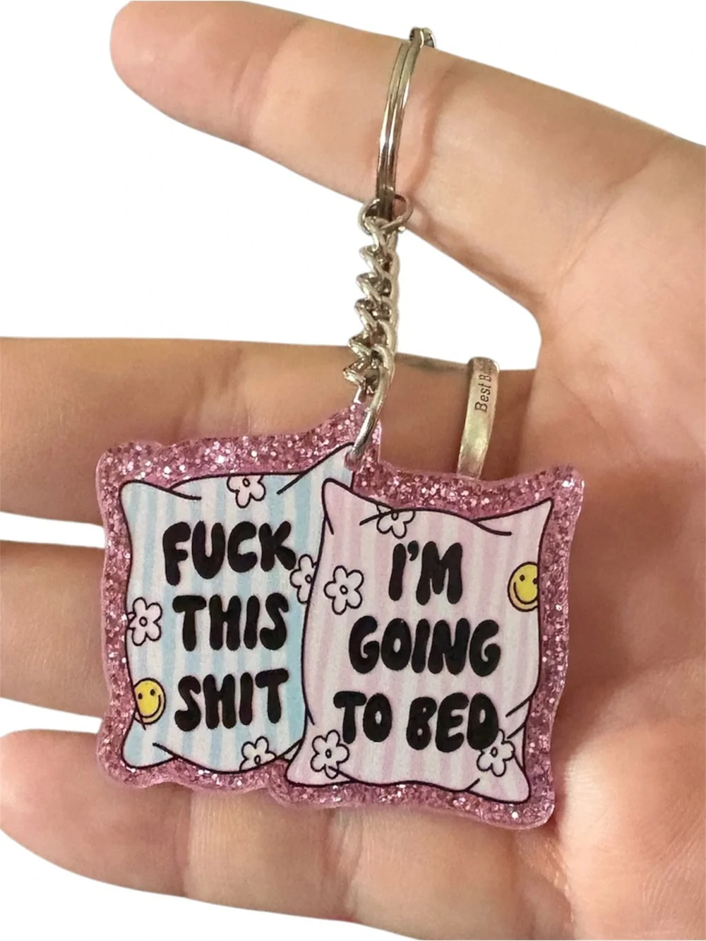 Glitter Keychains